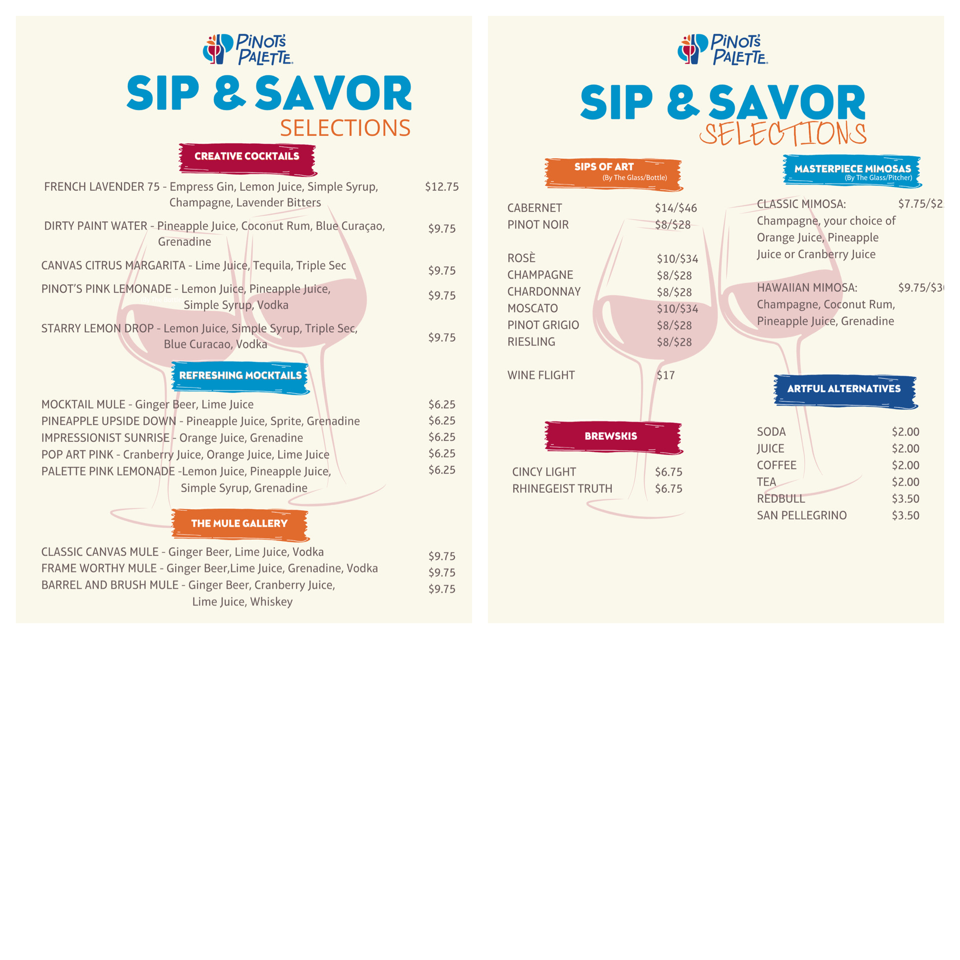 Beverage Menu
